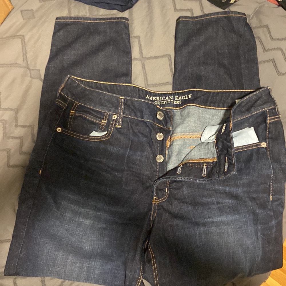 American Eagle TOMGIRL Jeans Plus Size 16 LONG